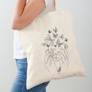 Line Art Tote Bag